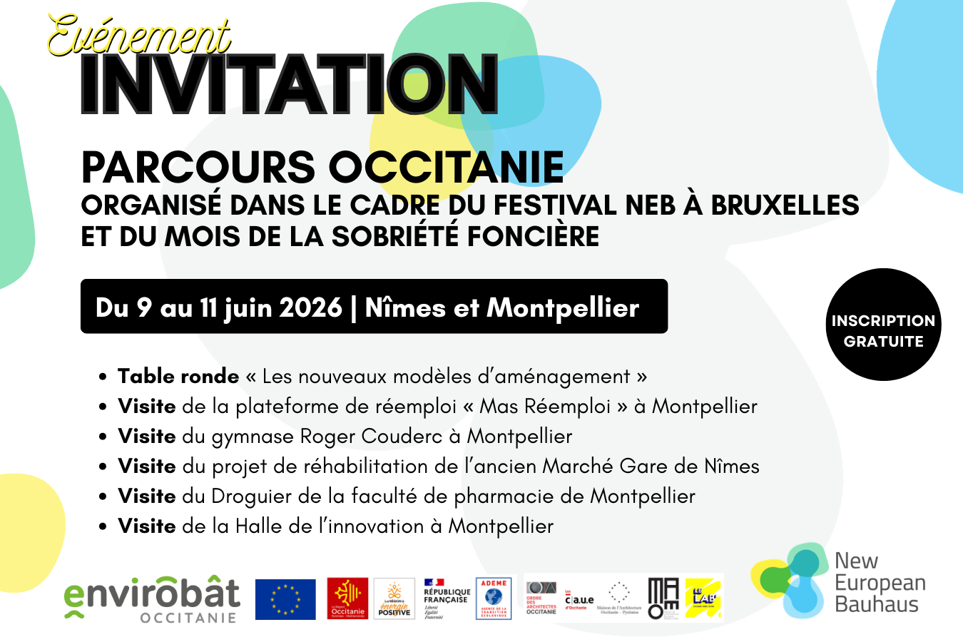 Parcours Occitanie pour le Festival NEB