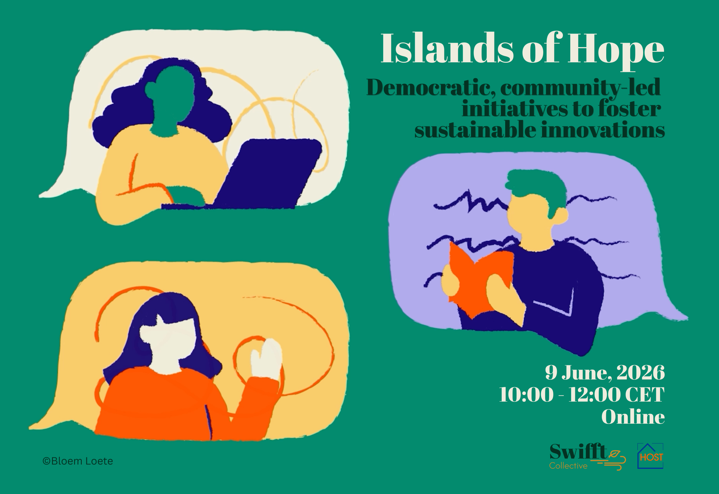 Islands of hope: democratic, community-led initiatives to foster sustainable innovations