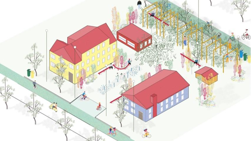 Visual from the thesis on public spaces