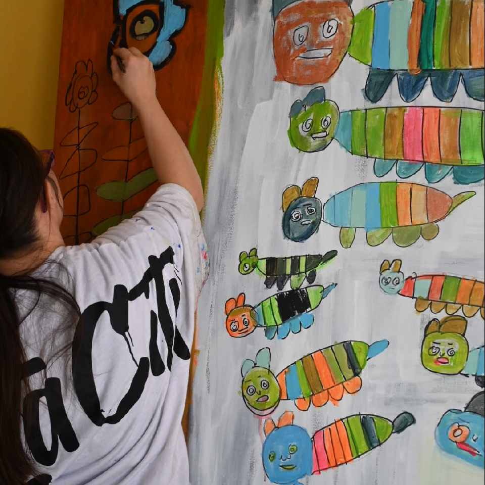 Co -Live Painting  - Worshop