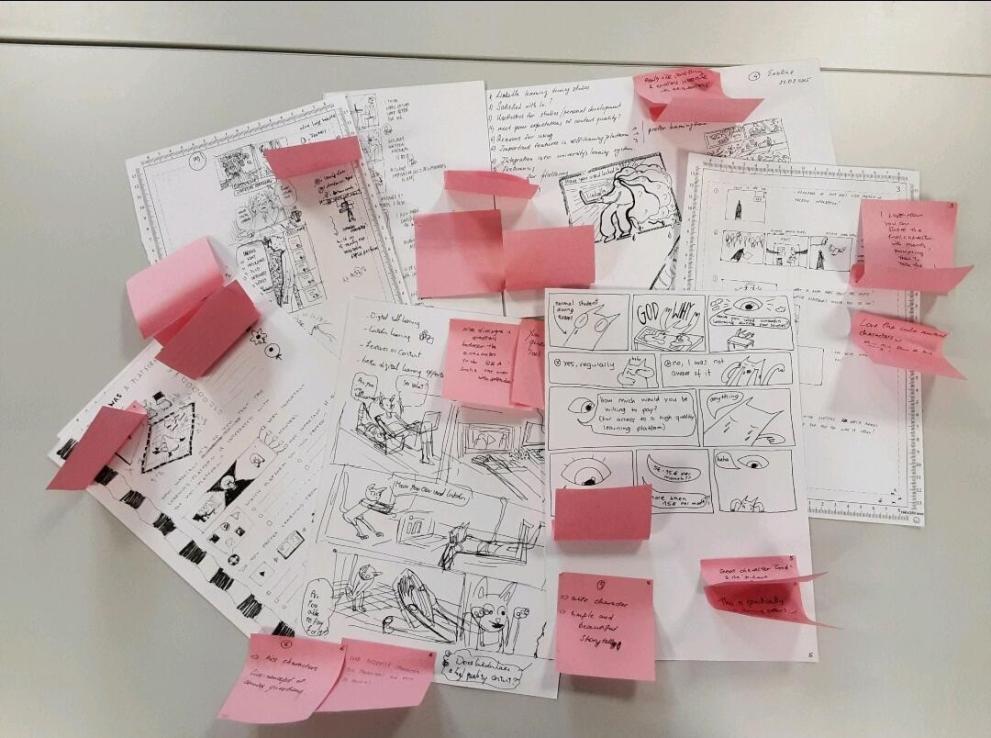 Community comic survey lab