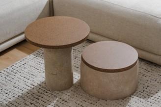Olive oil residue turns into designer furniture at the Fair