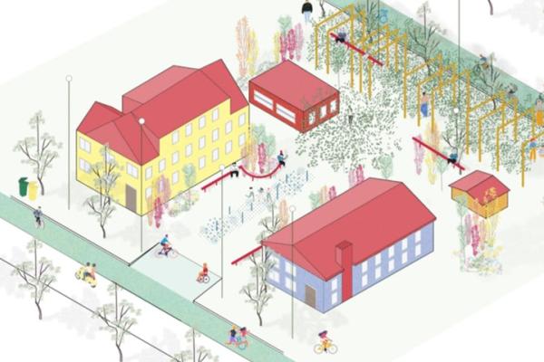 Visual from the thesis on public spaces