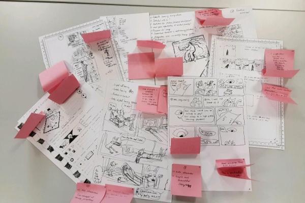 Community comic survey lab