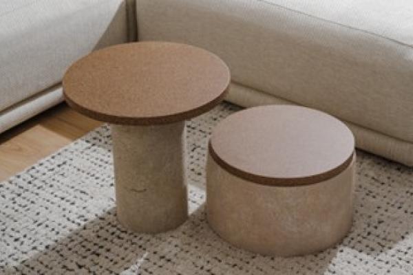Olive oil residue turns into designer furniture at the Fair